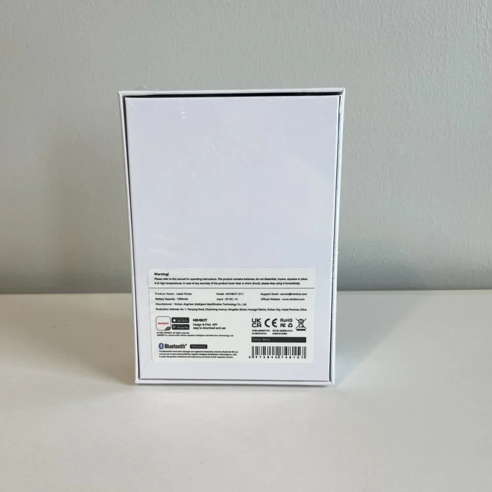NimBot D11 Bluetooth Thermal Label Printer Black